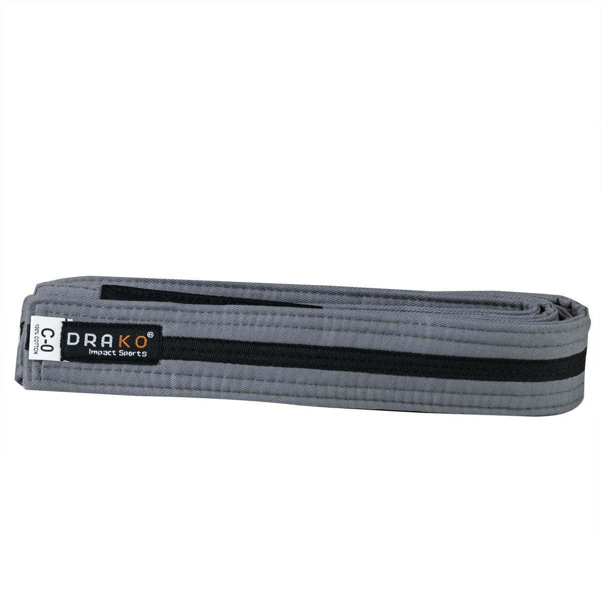 Drako Youth Black Stripe BJJ Belts