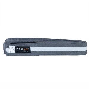 Drako Youth White Stripe BJJ Belts