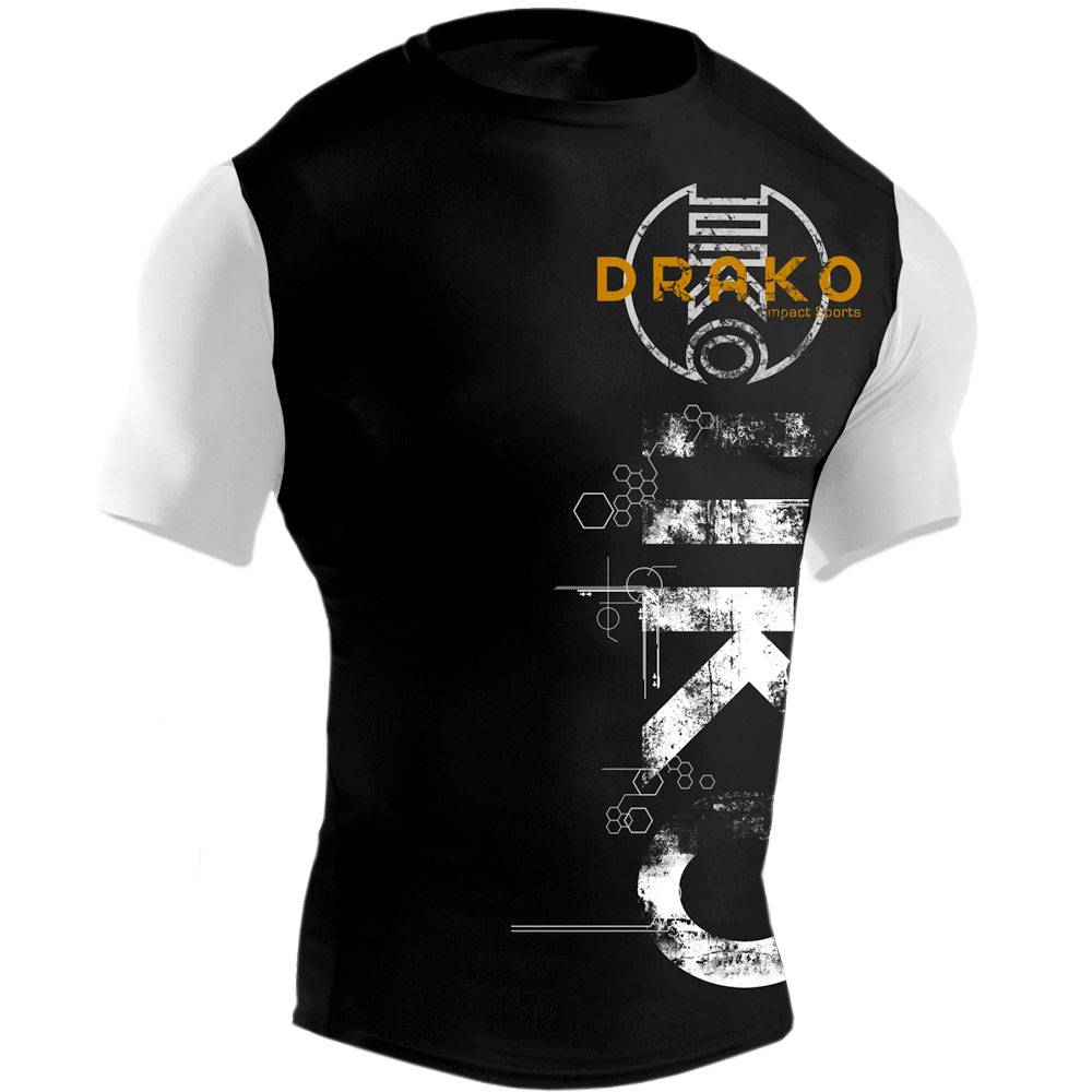 Drako Rune Short Sleeve Rashguard Black